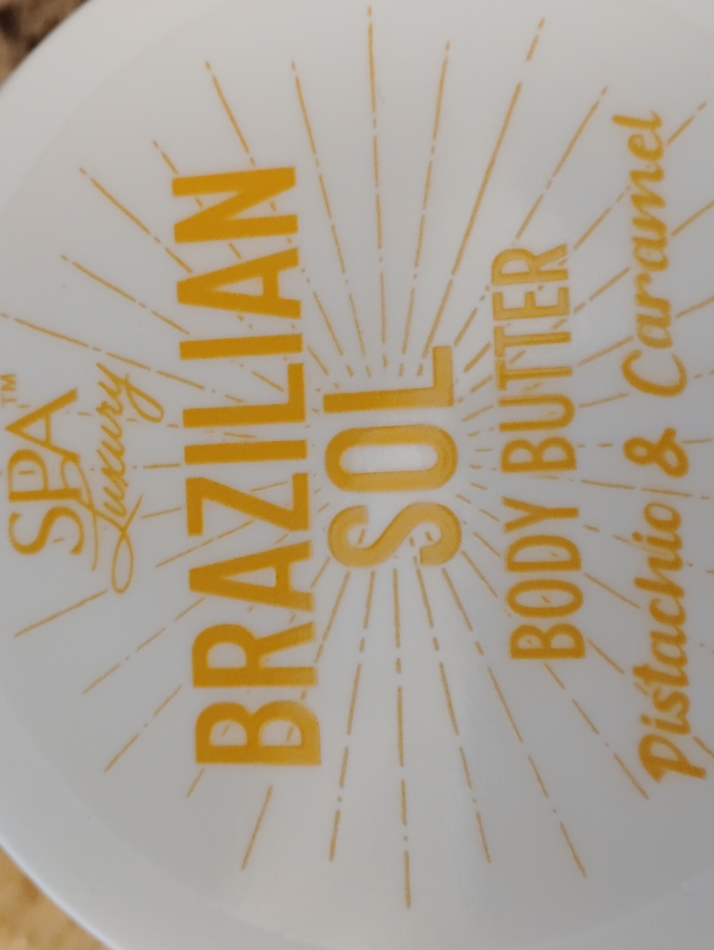 Pistachio & Caramel Body Butter -Brazilian Sol Brand New - Picture 3 of 6